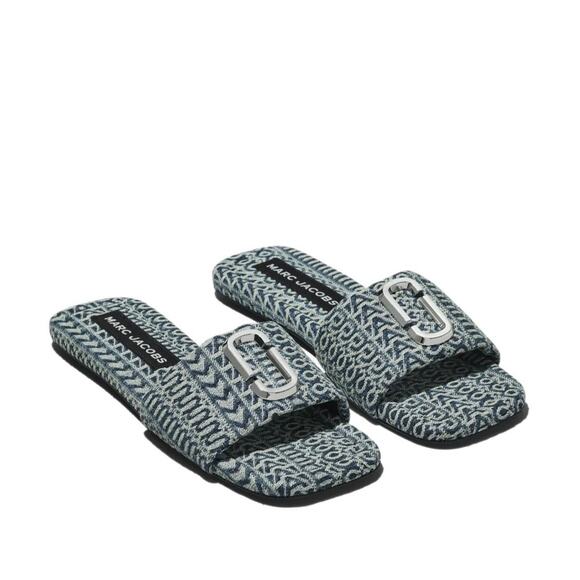 Marc Jacobs The J Marc denim slides 36 - Picture 1 of 8